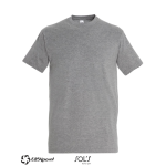 Pánské tričko - Regent - Grey melange L